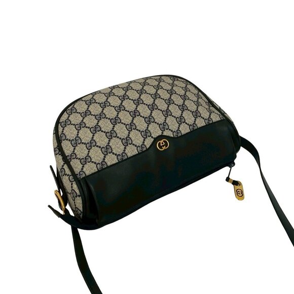 GUCCI Blue Leather Shoulder Bag - Picture 4 of 9